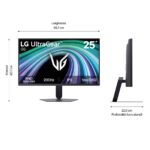 LCD Monitor LG 24.4 ” 1920 x 1080 pixels Full HD Native aspect ratio 16:9 LCD Flat 25G523B-B