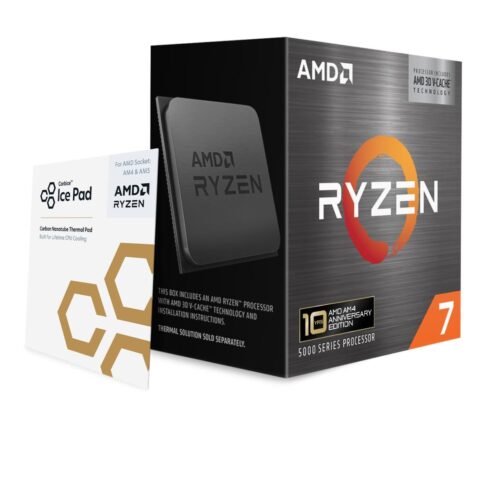 CPU AMD AMD RyzenT 7 5800X3D 3.4 GHz 8xCores Cache 96 MB Socket Socket AM4 TDP 105 W Box 100-100000651POF