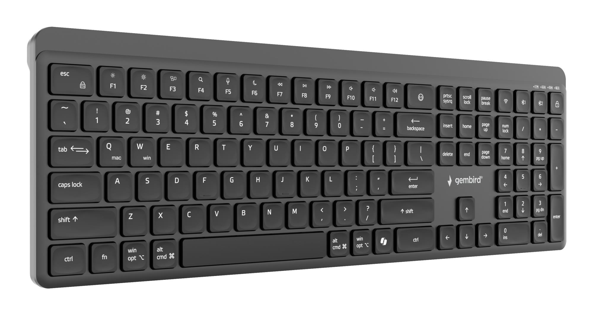 f8241756-ee80-40ac-8405-ee0a8dbe33db KEYBOARD WRL SLIM 2.4G+BT US/KB-WPS-03 GEMBIRD