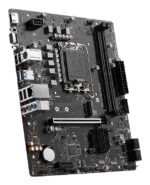 Mainboard MSI Intel H610 LGA1700 MicroATX Memory DDR4 Memory slots 2 1xPCI-Express 1x 1xPCI-Express 16x 1xM.2 1x15pin D-sub 1xHDMI 4xUSB 2.0 2xUSB 3.2 1xPS/2 1xRJ45 3xAudio port PROH610M-EDDR4