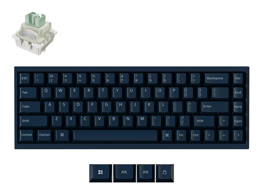 f8a4b3b1-31bc-48bf-950f-0231699f34fa KEYBOARD USB-C Q16 HE 8K/NAVY BLUE Q16HW-J1 KEYCHRON