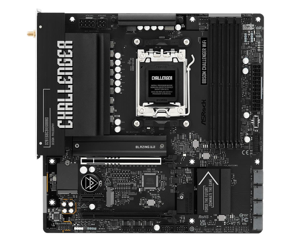 047d153c-749b-4109-b2b9-fbc1b46464d6 MB AMD B850 SAM5 MATX/B850M CHALLENGER WIFI ASROCK
