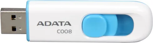 ADATA | C008 | 64 GB | USB 2.0 | White/Blue
