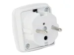 Gembird | AC power adapter, UK socket to EU Schuko plug, 7.5 A | Travel adapter
