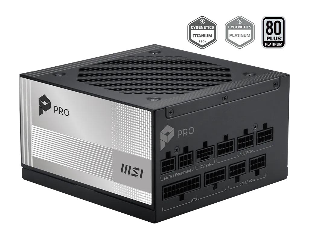 28fd54bf-0d5a-4cd2-8989-f657be4e344a Power Supply MSI PRO A1000PL PCIE5 ATX PC 100 – 240 V 1000 W PROA1000PLPCIE5