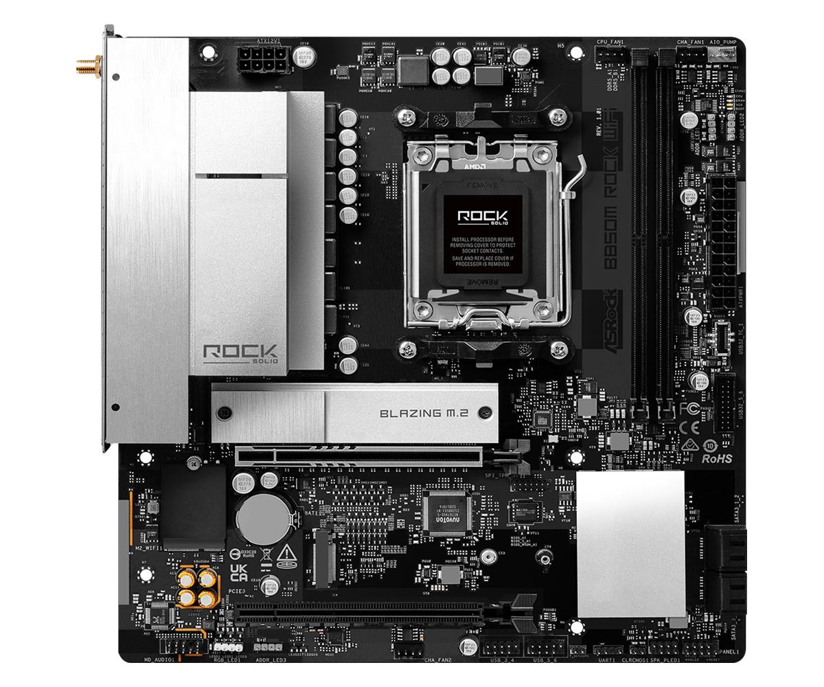 2c821b9c-4cb8-4f88-b470-9c876fb8f0a2 MB AMD B850 SAM5 MATX/B850M ROCK WIFI ASROCK