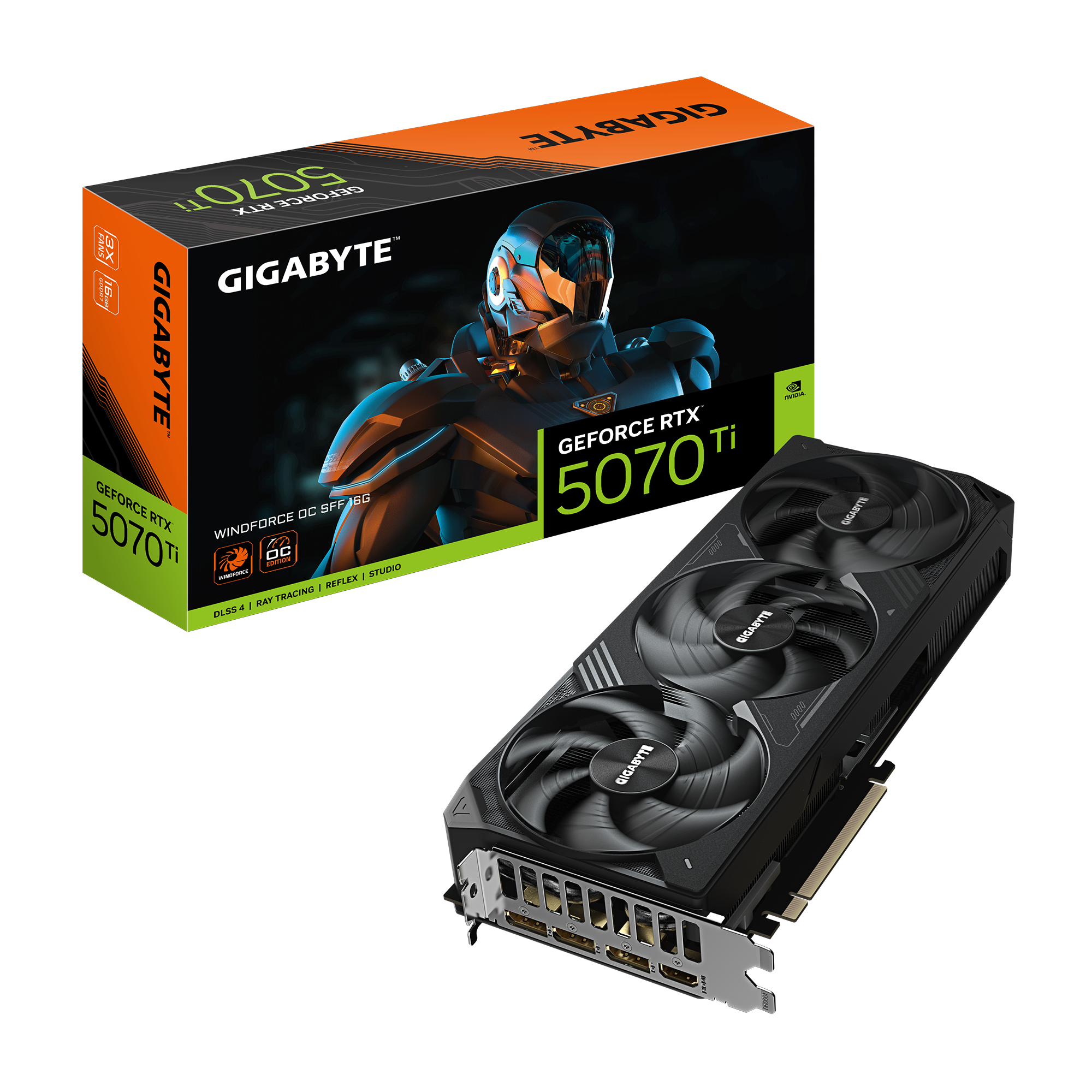 464145-gv-n507twf3oc-16gd-4719331355579-0.webp Gigabyte GeForce RTX 5070 Ti WINDFORCE OC SFF 16G NVIDIA 16 GB GeForce RTX 5070 Ti HDMI ports quantity 1 PCI-E 5.0