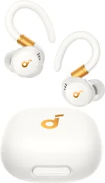Anker Soundcore Earbuds with Hook Sport X20 Bluetooth ANC White/Gold