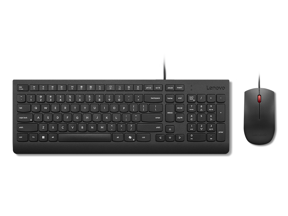 485046-4x31r64445-195892115182-0.webp Lenovo Essential Wired Combo Keyboard and Mouse Keyboard and Mouse Set Wired Mouse included Estonian Black