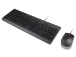 Lenovo Essential Wired Combo Keyboard and Mouse   Keyboard and Mouse Set   Wired   Mouse included   Estonian   Black