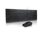 Lenovo Essential Wired Combo Keyboard and Mouse   Keyboard and Mouse Set   Wired   Mouse included   Estonian   Black