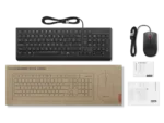 Lenovo Essential Wired Combo Keyboard and Mouse   Keyboard and Mouse Set   Wired   Mouse included   Estonian   Black