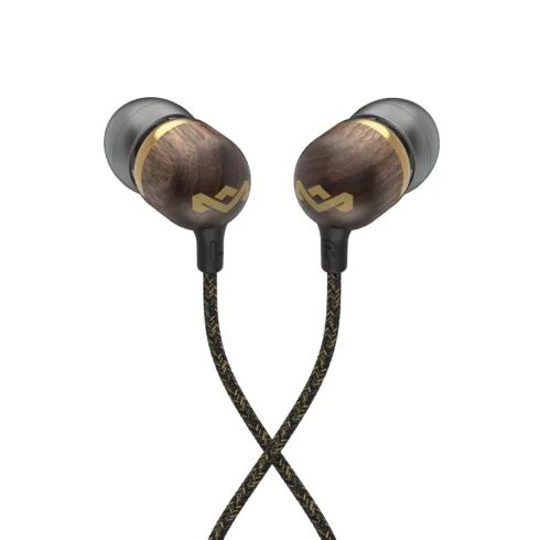 Marley Wired Earbuds Smile Jamaica Built-in microphone USB Type-C Brass