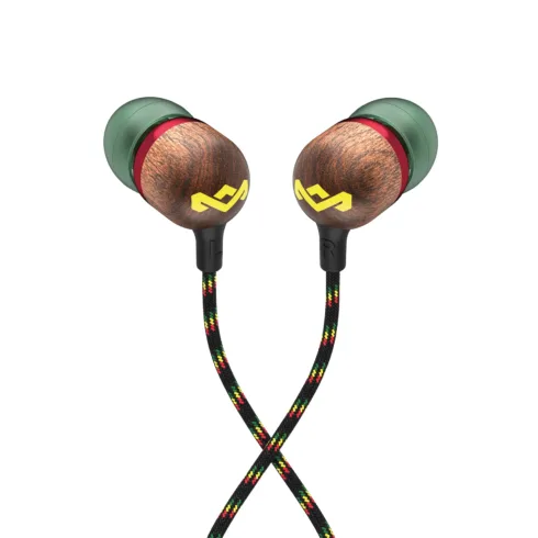 Marley Wired Earbuds Smile Jamaica Built-in microphone USB Type-C Rasta