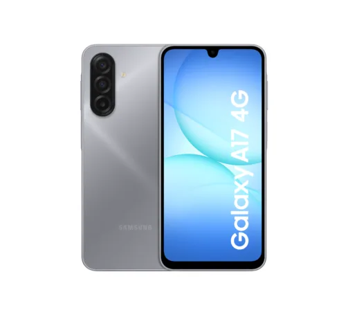 Samsung Galaxy A17 (A175) Grey 6.7 ” Super AMOLED 1080 x 2340 pixels Mediatek Helio G99 Internal RAM 4 GB 128 GB Dual SIM MicroSD 3G 4G Main camera resolution 50 MP Secondary camera resolution 5 MP Android 5000 mAh