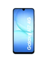 Samsung Galaxy A17 Blue 6.7 ” Super AMOLED 1080 x 2340 pixels Mediatek Helio G99 Internal RAM 4 GB 128 GB Dual SIM MicroSD 3G 4G Main camera resolution 50 MP Secondary camera resolution 5 MP Android 5000 mAh