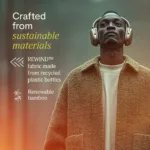Marley Headphones Positive Vibration Rebel Bluetooth ANC Cream