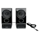 Edifier R20BT Compact Bluetooth 2.0 Speakers with Ambient Light, Black