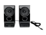 Edifier R20BT Compact Bluetooth 2.0 Speakers with Ambient Light, Black