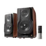 Edifier S3000MK II Premium Wireless 2.0 Bookshelf Speakers, Brown