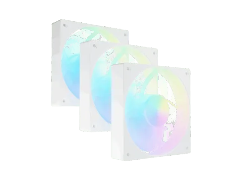 Fury Fan Sai S12 ARGB PWM, White 3-pack