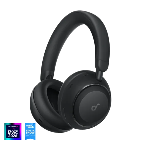 Anker Soundcore Space 2 Headphones Over-ear Microphone Jet Black Noise canceling