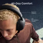Anker Soundcore Space 2 Headphones Over-ear Microphone Jet Black Noise canceling