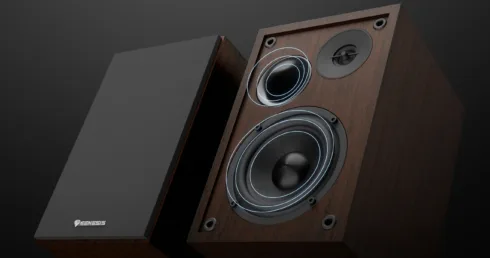 Genesis Arsen 302BT Speakers, Brown