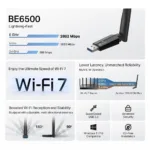 TP-Link Archer TBE400U Plus BE6500 Tri-Band Wi-Fi 7 High Gain Wireless USB Adapter   TP-LINK