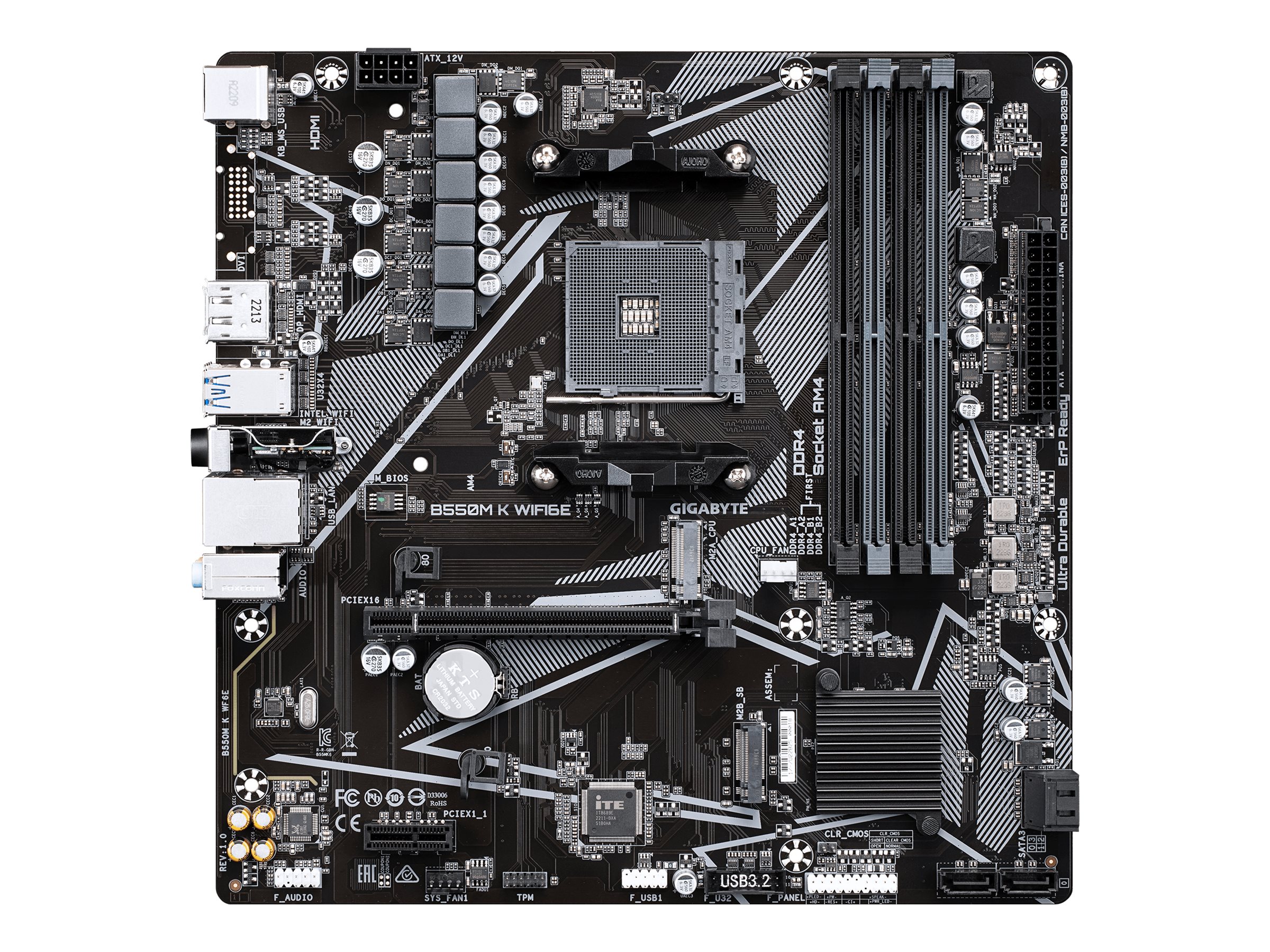 611751-b550m-k-wf6e-4719331880811-0.webp GIGABYTE B550M K WIFI6E