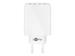 Goobay 44962 30 W USB-A Multiport Charger, White