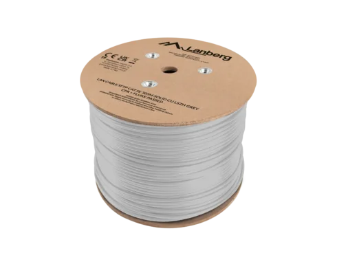 Lanberg Lan Cable Cat.5e SFTP 305M Solid CU LSZH Grey CPR+ Fluke Passed Lanberg