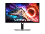 Samsung LS27HG800SUXEN 27 ” QD-OLED 16:9 240 Hz 0.03 ms 3840 x 2160 pixels 250 cd/m² HDMI ports quantity 2 Silver