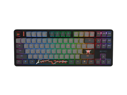Fury Kanabo K6 Gaming Keyboard Wired US Linear Black/Gray