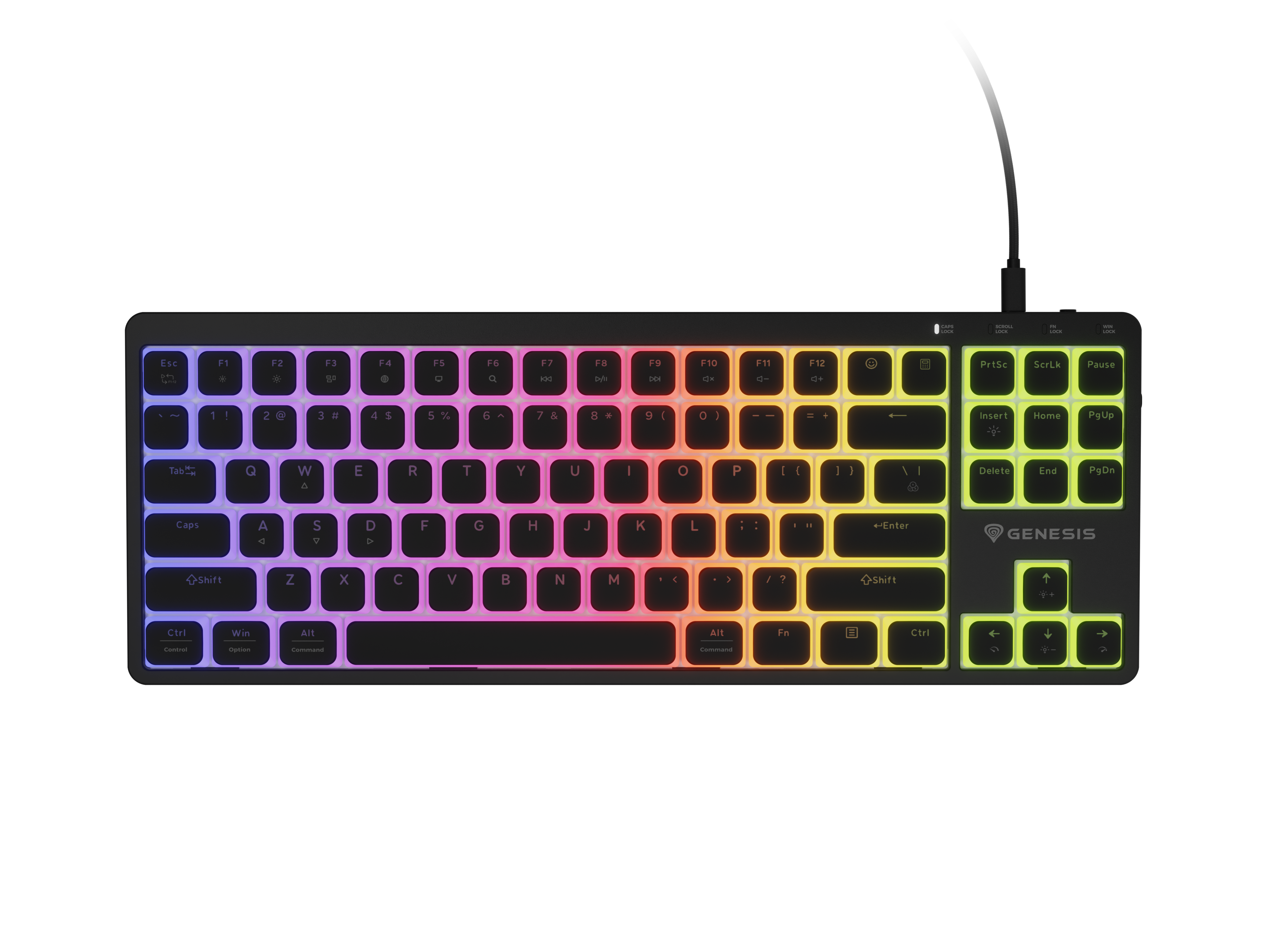 612987-nkg-2345-5901969449631-0.webp Genesis Thor 430 TKL Gaming Keyboard Wired US Linear Black
