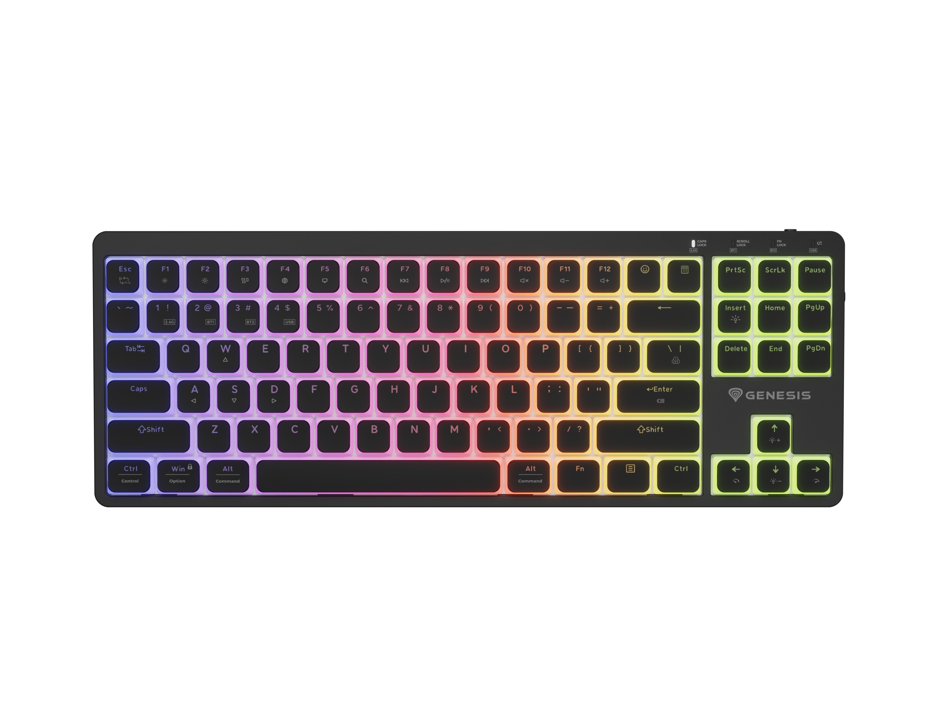 612988-nkg-2346-5901969449648-0.webp Genesis Thor 430 TKL Gaming Keyboard Wireless Bluetooth US Linear Black