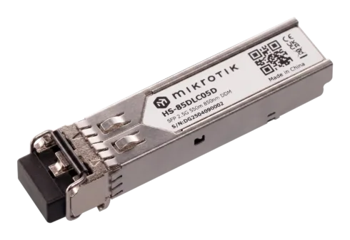 MikroTik SFP module 1.25G/2.5G MM 550m 850nm, Dual LC-connector MikroTik