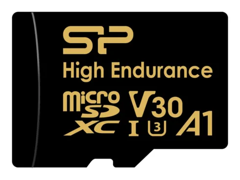 Silicon Power Flash memory card Golden Series 64 GB Flash memory class A1, V30, UHS-I U3 microSDXC