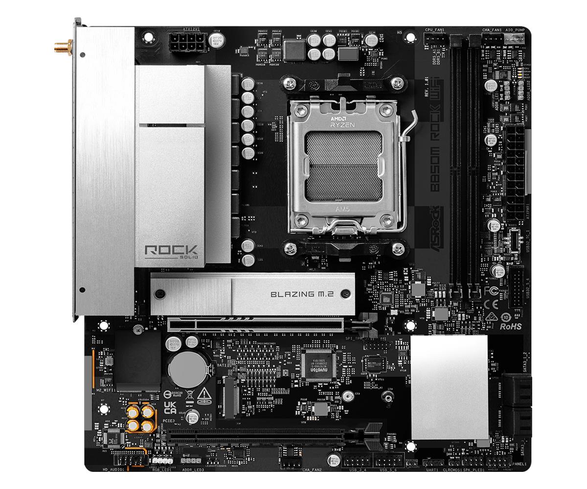 7235fec5-ab70-4804-93cf-1795f6ab8b28 MB AMD B850 SAM5 MATX/B850M ROCK WIFI ASROCK