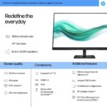 LCD Monitor HP 23.8 ” 1920 x 1080 pixels Full HD Native aspect ratio 16:9 LCD Flat B0BU9UT