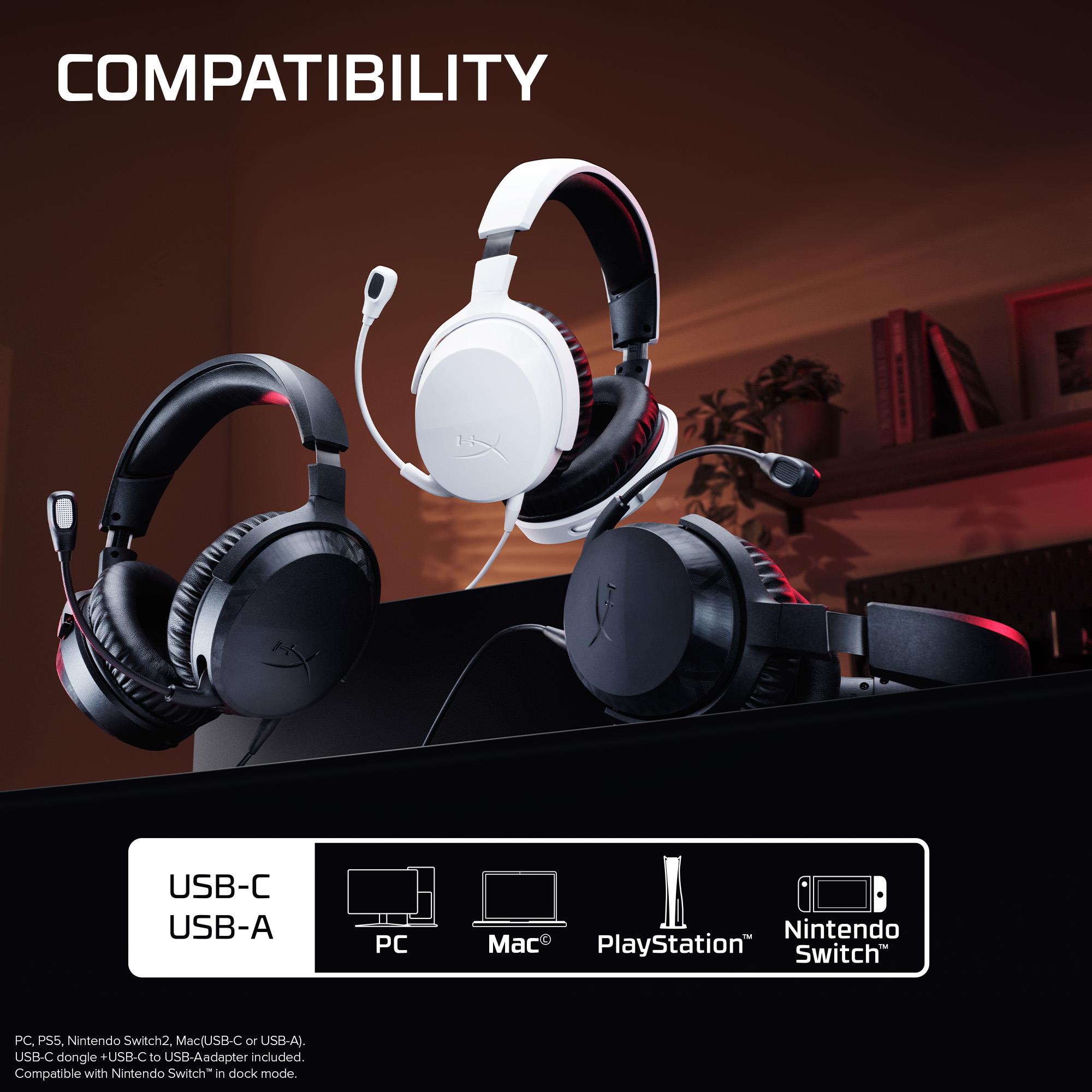 7e147b5b-96b6-4296-8c07-25427eb40929 HEADSET HYPERX CLOUDX STINGER3/WHITE BS1T6AA HYPERX