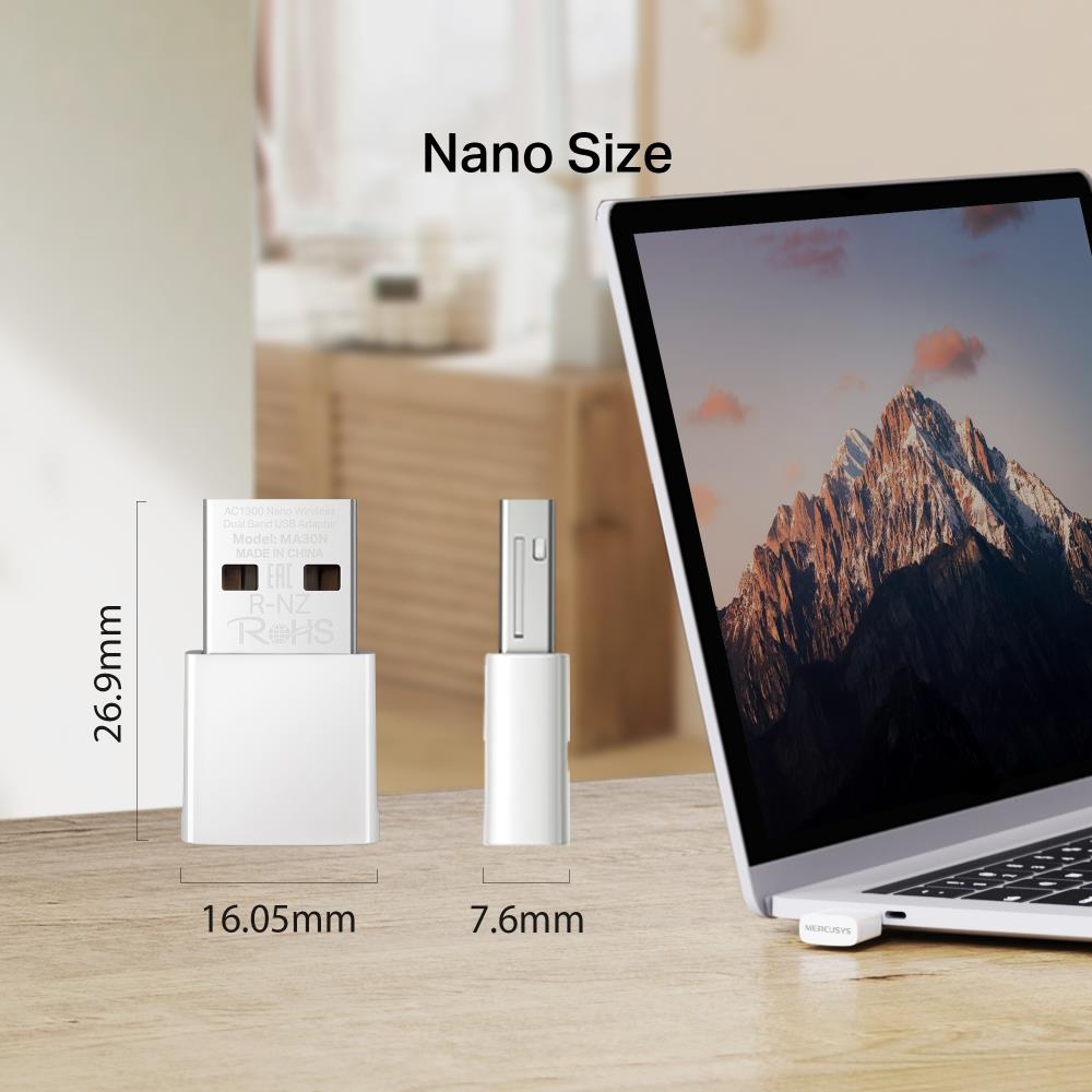 904a6771-1e5f-44e9-bdb3-6319df1879c2 WRL ADAPTER 1300MBPS USB/MA30N MERCUSYS