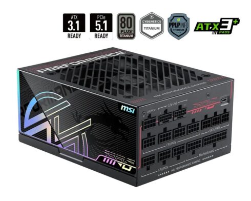 Power Supply MSI MPG Ai1300TS PCIE5 ATX PC 100 – 240 V 1300 W MPGAI1300TSPCIE5