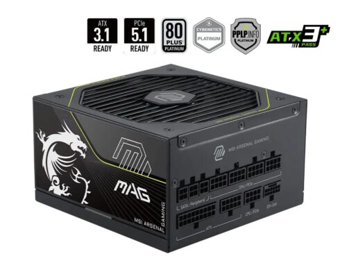 Power Supply MSI MAG A1200PLS PCIE5 ATX PC 100 - 240 V 1200 W MAGA1200PLSPCIE5