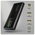 SSD ACC ENCLOSURE M.2 NVME/SATA USB-C EEM2-SD2B AXAGON