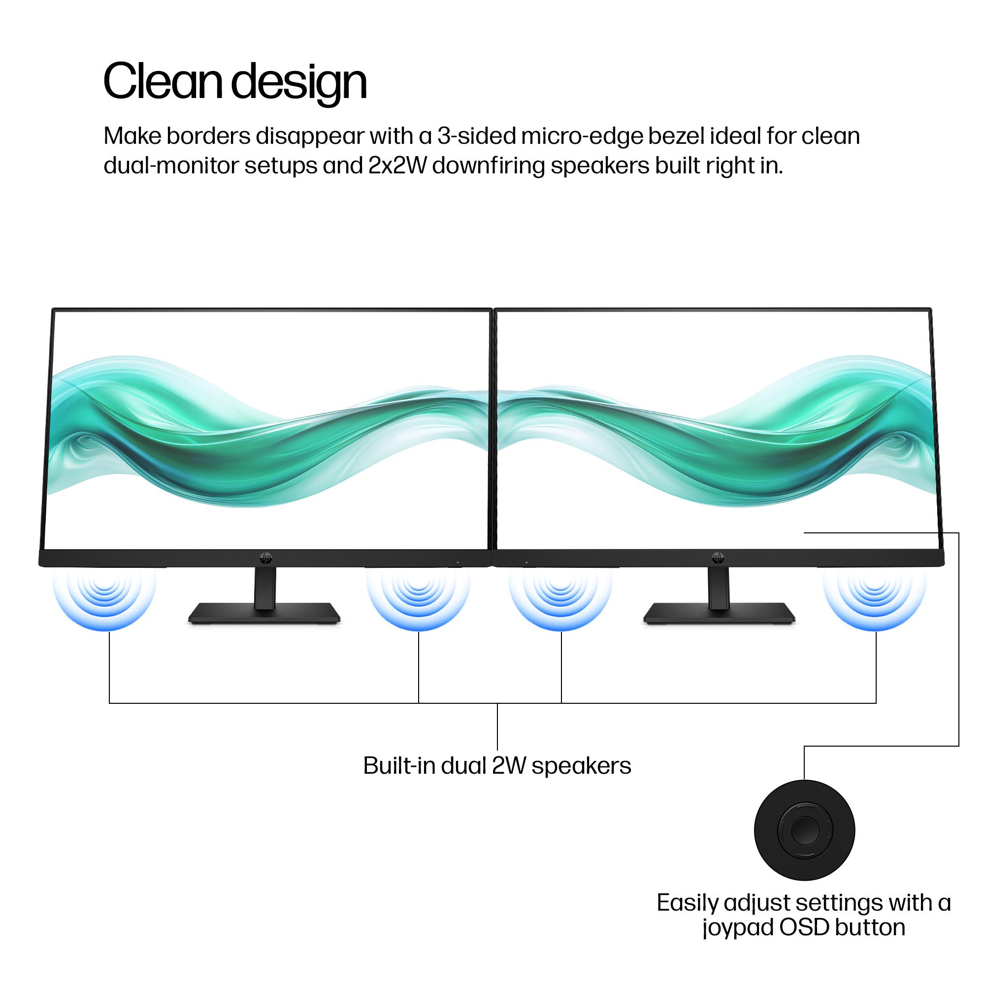 c9266b35-2d25-4ce3-aeae-bdc58fec8626 LCD Monitor HP 23.8 ” 1920 x 1080 pixels Full HD Native aspect ratio 16:9 LCD Flat B0BU9UT