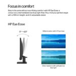 LCD Monitor HP 23.8 ” 1920 x 1080 pixels Full HD Native aspect ratio 16:9 LCD Flat B0BU9UT