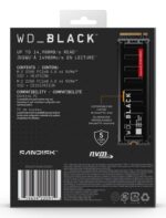 SSD SANDISK 2400xTBW rating NVMe Yes PCI Express 5.0 M.2 1000 GB WDS100T1XHM-00CMT0