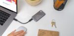External SSD WESTERN DIGITAL My Passport 4GB USB-C USB 3.2 Write speed 1000 MBytes/sec Read speed 1050 MBytes/sec WDBAGF0040BGY-WESN