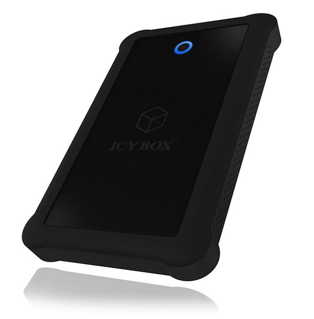 326058-ib-233u3-b-4250078163411-0.webp Raidsonic ICY BOX IB-233U3-B External enclosure for 2.5″ SATA HDD/SSD with USB 3.0 interface and silicone protection sleeve SATA I, II, III USB 3.0 2.5″
